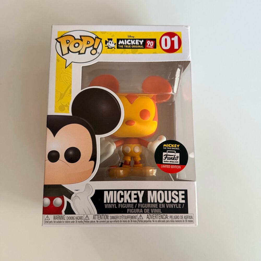 Funko Pop! Disney Mickey 90 Years Mickey Mouse #01 Orange Teal Funko Shop Excl